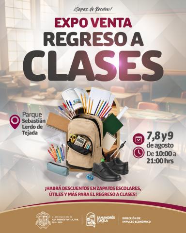 Impulsa Gobierno Municipal Expo Venta Regreso a Clases