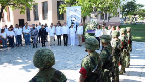 Conmemora Gobierno Municipal de Veracruz CIV Aniversario Luctuoso de Francisco I. Madero