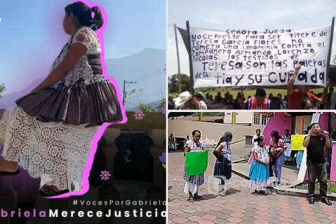 Gabriela, indígena víctima de abuso sexual en pueblo de Veracruz