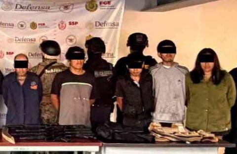 Fiscalía desarticula red en Xalapa: detiene a 9 del Grupo Sombra