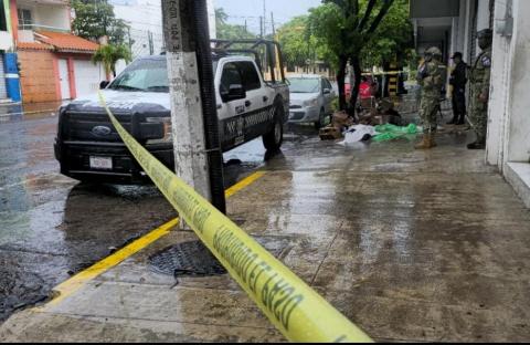 Dos hombres mueren en vía pública del puerto de Veracruz