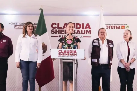 Claudia Sheinbaum pide no entrometer a hijos de candidatos en elecciones