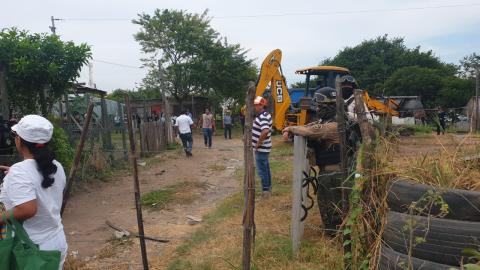 Desalojan a paracaidistas de fraccionamieto El Campanario en Veracruz