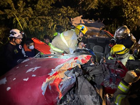Accidente en Paso del Toro deja seis lesionados; cuatro son niños