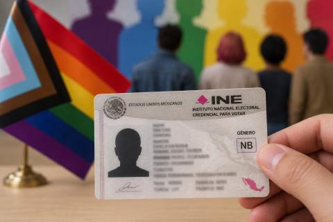 INE permite registrar identidad no binaria en credencial