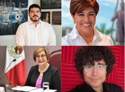 Zenyazen y Rosa Espejo, entre candidatos a diputados federales de la 4T