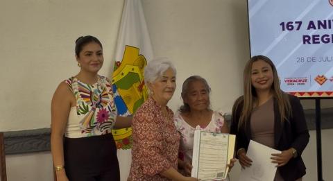 Julia obtiene su primera acta de nacimiento a sus 65 años en Fortín