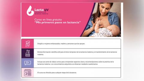 Curso gratis de lactancia materna: UV abre enseñanza en línea