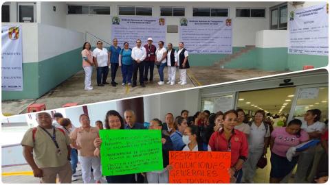 En Veracruz, Boca y Alvarado se unen trabajadores al paro de Salud
