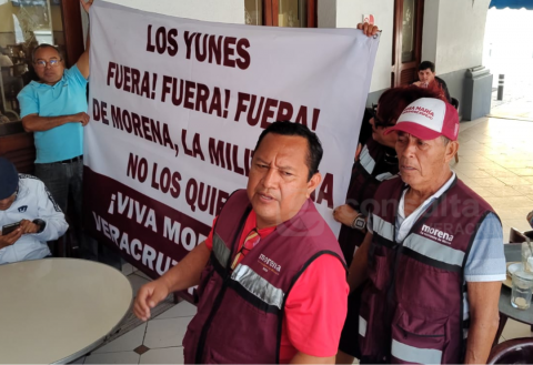 ¡Fuera Yunes!... De Morena; militantes marcharán en Veracruz