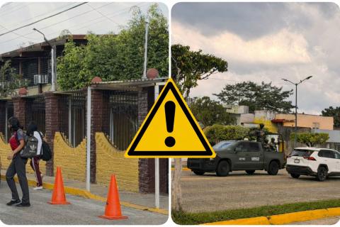 Amenaza por WhatsApp desata pánico y vacía escuela en Minatitlán