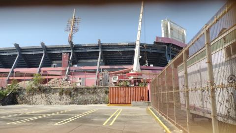 Colapsó estructura, pero continúa remodelación en estadio Pirata Fuente