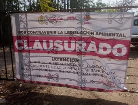 PMA clausura tiradero operado por el Ayuntamiento de Amatlán