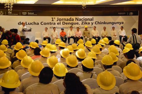 Ramón Poo asiste al arranque de la 1ra. Jornada Nacional de lucha contra el dengue, zika y chikungunya