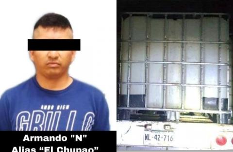 Cae en Tuxpan “El Chupao” con marihuana e hidrocarburos