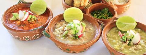 Más que sabor del pozole, una bandera colores