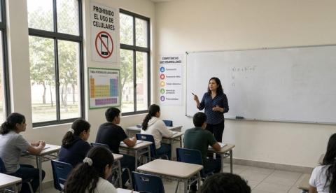 Ni a alumnos ni a maestros: prohibirían celular en escuelas de Veracruz