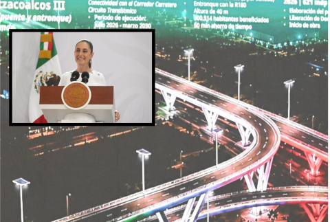 Anuncia Sheinbaum construcción del Puente Coatzacoalcos III; invertirán más de 18 mil mdp