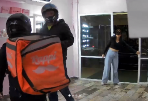 Falsos repartidores de Rappi asaltan negocio en Paseo Martí de Veracruz