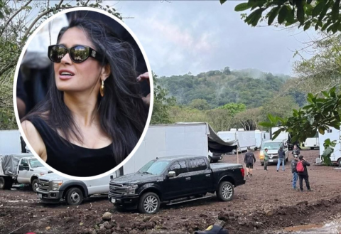 Salma Hayek graba nueva película en Catemaco, Veracruz