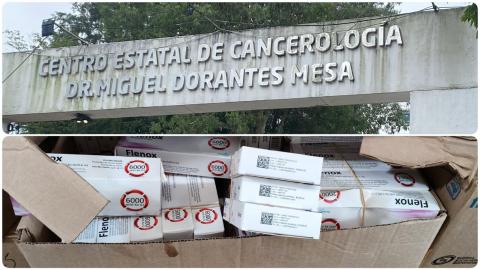 CECAN tira medio millón en medicinas caducadas contra el cáncer