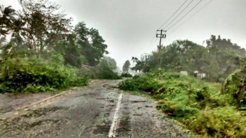 Ráfagas del huracán Patricia provocan daños en San Patricio, Jalisco