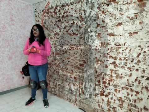 Saredi, la mujer albañil que desafía los prejuicios en Xalapa