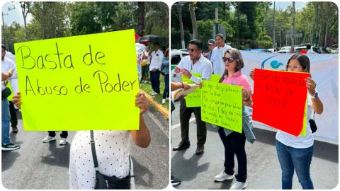 Recibe Sheinbaum quejas de jubilados y maestros en Xalapa