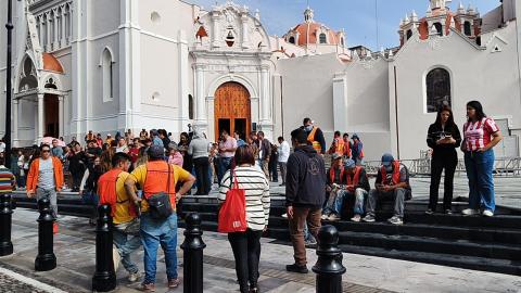 Evacúan edificios en Xalapa por sismo con epicentro en Chiapas