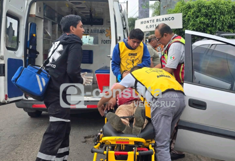 Taxista sufre hemorragia en intento de asalto en Fortín