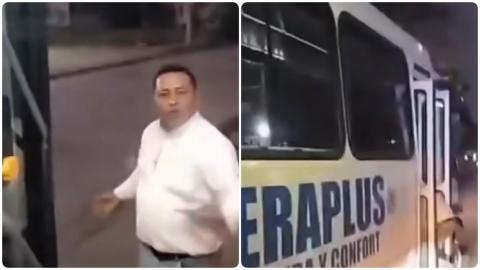 Pleito entre choferes de Veraplus y Ulúa; despiden a operador