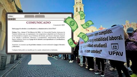 Mientras docentes se manifiestan, UPAV promete saldar adeudos