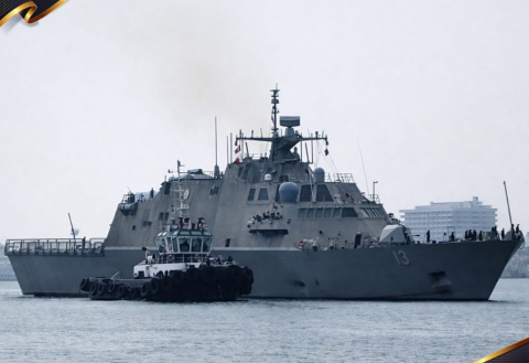Arriba a Veracruz el USS Wichita, buque antidrogas de Estados Unidos
