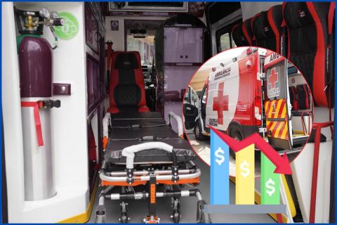 Faltan ambulancias en Veracruz y Boca; Cruz Roja opera con cuatro