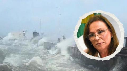 Norte afecta 41 municipios en Veracruz; sin víctimas, reporta Nahle