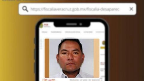 Benito fue hallado tras consulta a micrositio de fiscalía de Veracruz