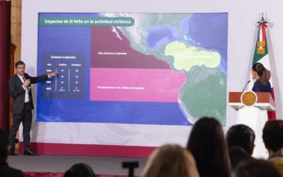 Sheinbaum informa acciones ante lluvias por fenómeno de El Niño