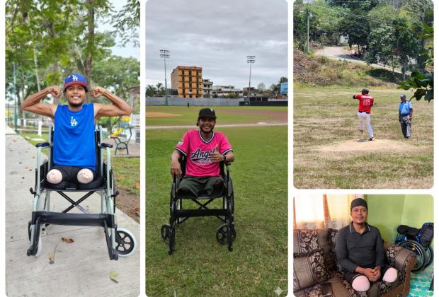 Ángel perdió ambas piernas por cáncer; busca 580 mil para caminar