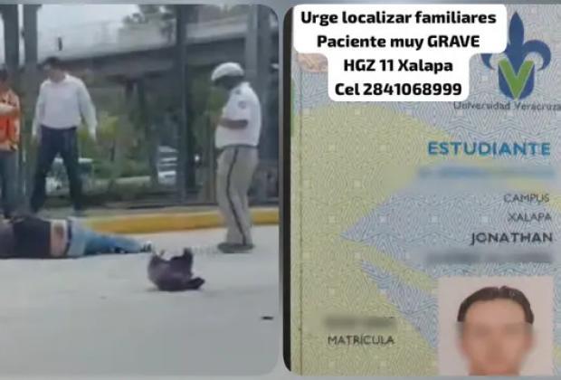 Muere Jonathan, estudiante UV, tras permanecer hospitalizado