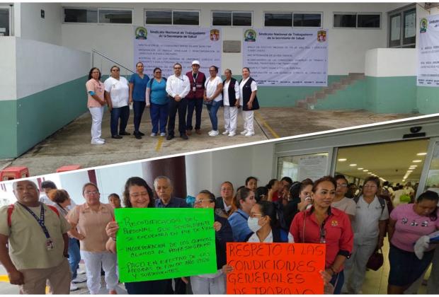 En Veracruz, Boca y Alvarado se unen trabajadores al paro de Salud