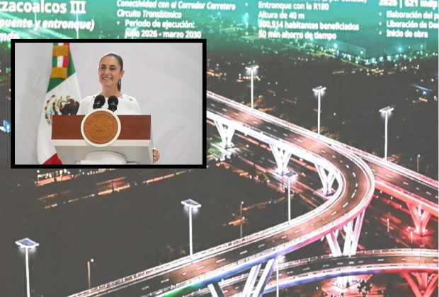 Anuncia Sheinbaum construcción del Puente Coatzacoalcos III; invertirán más de 18 mil mdp