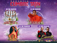 Anuncian cartelera de Cumbre Tajín 2026 en Papantla