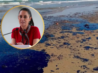 No se esconde nada: Sheinbaum sobre derrame de crudo en Veracruz