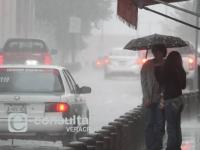Prevén lluvias y tormentas para este lunes en Veracruz