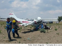 Mueren 3 personas tras desplome de avioneta que viajaba a Poza Rica