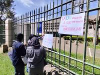 Estudiantes protestan en el MAX; denuncian precariedad en la UV
