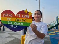 Comunidad LGBT+ marcha por respeto e inclusión en Veracruz