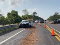 Mueren cuatro personas tras accidente carretero en Tihuatlán