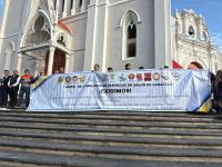 Trabajadores de salud protestan por transición a IMSS-Bienestar