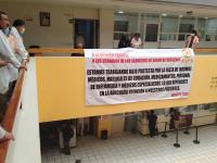 Trabajan bajo protesta en CAE Xalapa por falta de insumos